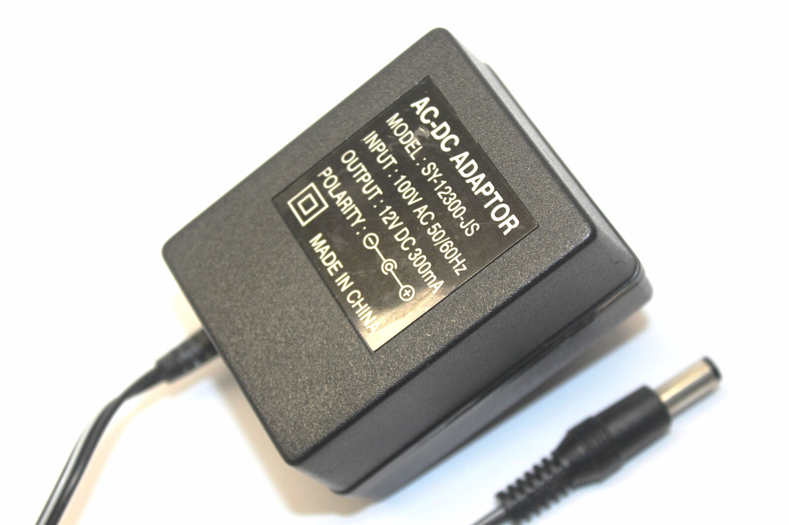 New 12V 300mA SY-12300-JS Power Supply Ac Adapter